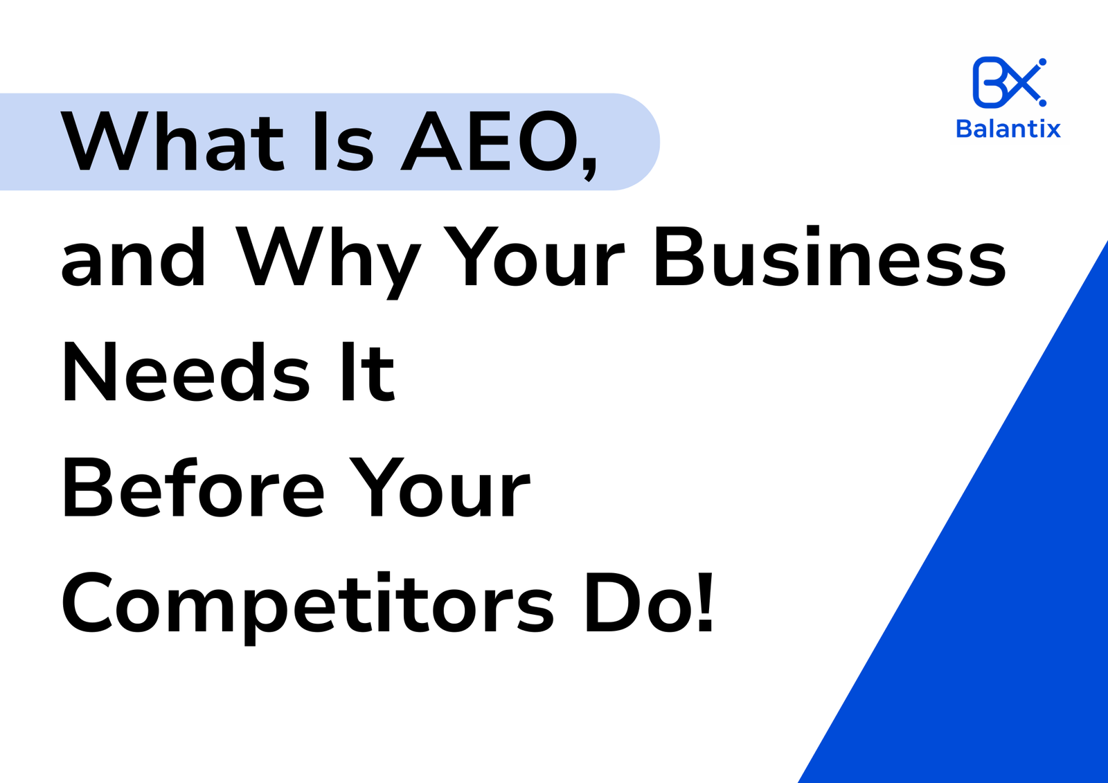 AEO for businesses